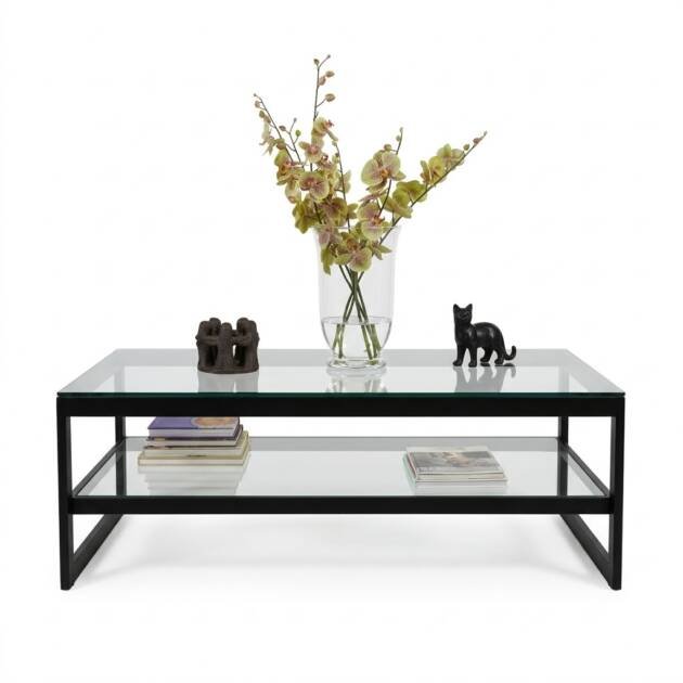 طاولة زجاج مودرن