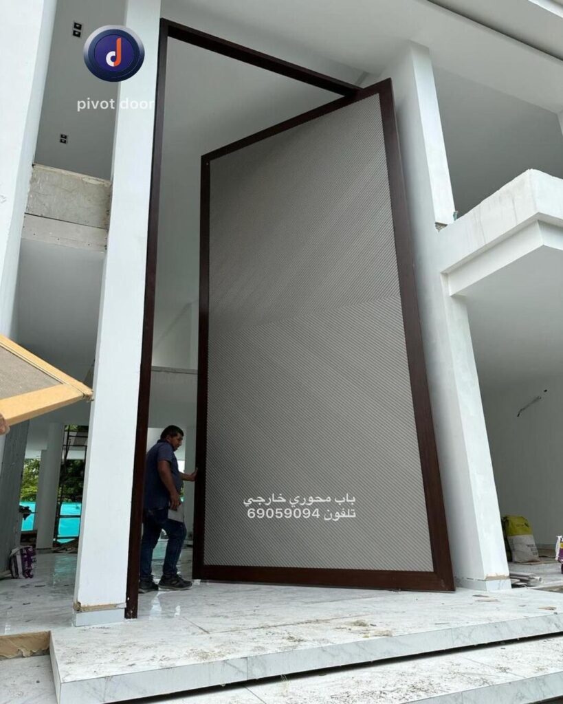 تفصيل باب محوري pivot door خارجي تلفون 69059094